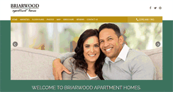 Desktop Screenshot of briarwood-apthomes.com